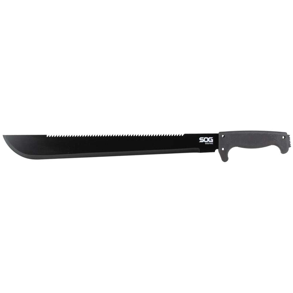 Sog Sogfari Machete Black 18 with Sheath