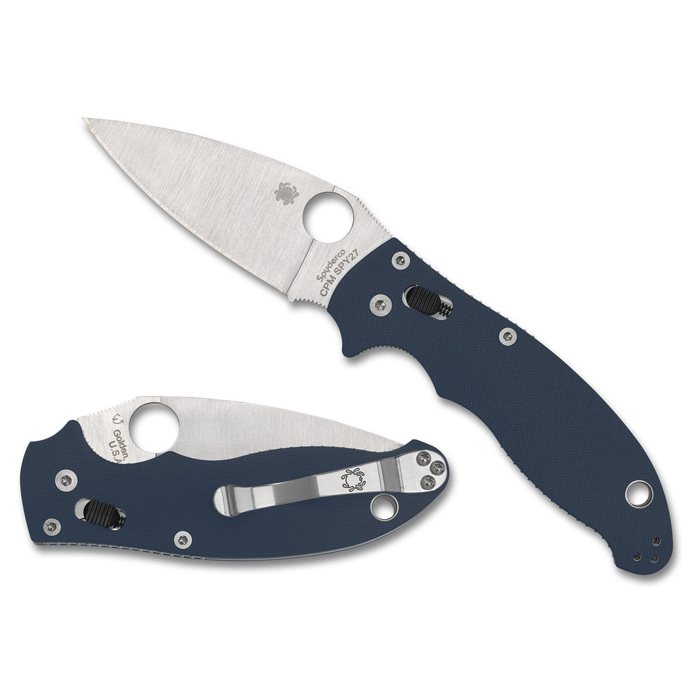 Spyderco MANIX2 G-10 3.37 Blue