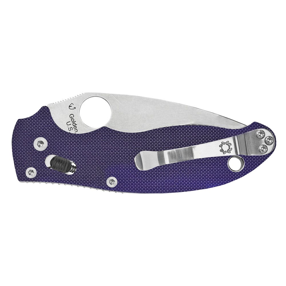 Spyderco Manix 2 G-10 Dark Blued 3.375