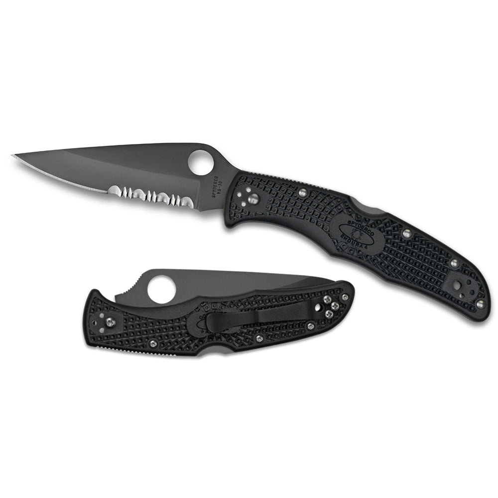 Spyderco Endura 4 Nylon Combo/Black BLD