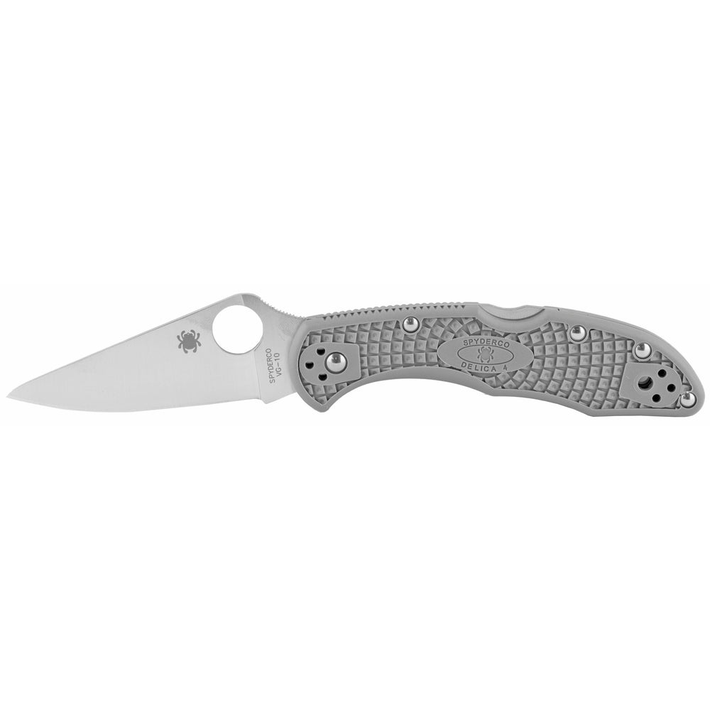 Spyderco DELICA4 FFG Plain Edge Grey