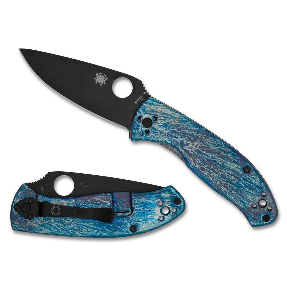 Spyderco Tenacious Ti Disry Black/Blue