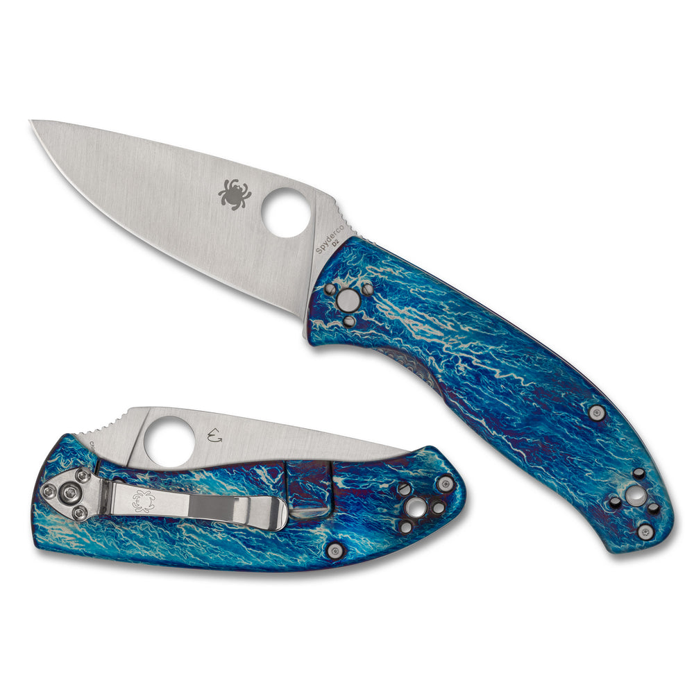 Spyderco Tenacious Ti Disry Blue/Silver