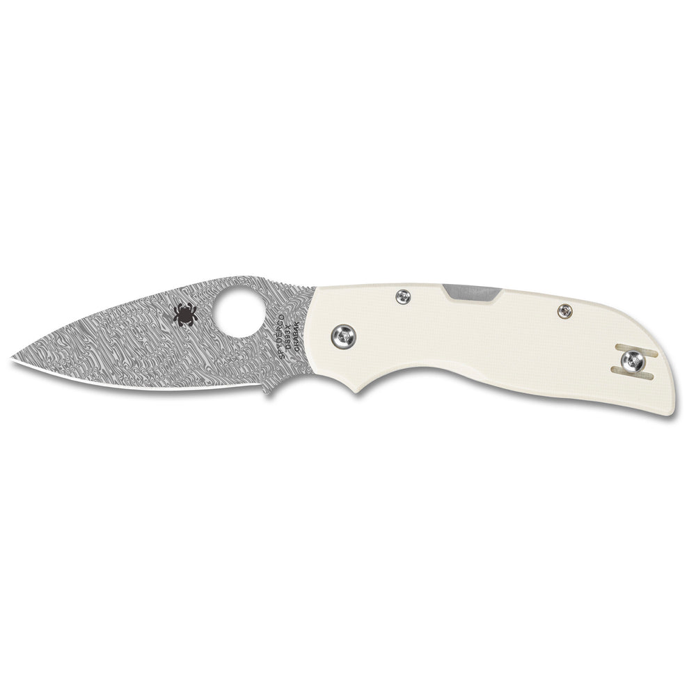 Spyderco Chaparral 2.8 Damascus White