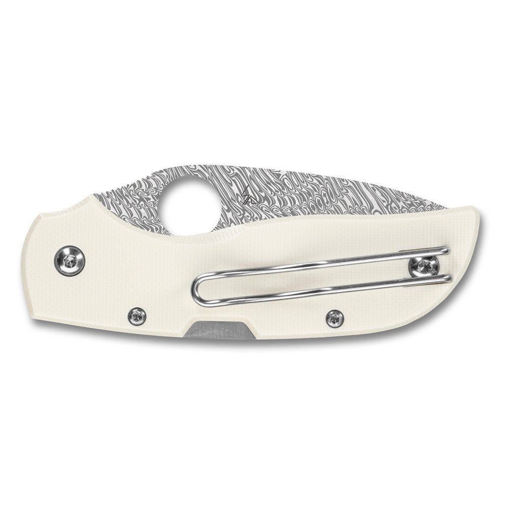 Spyderco Chaparral 2.8 Damascus White