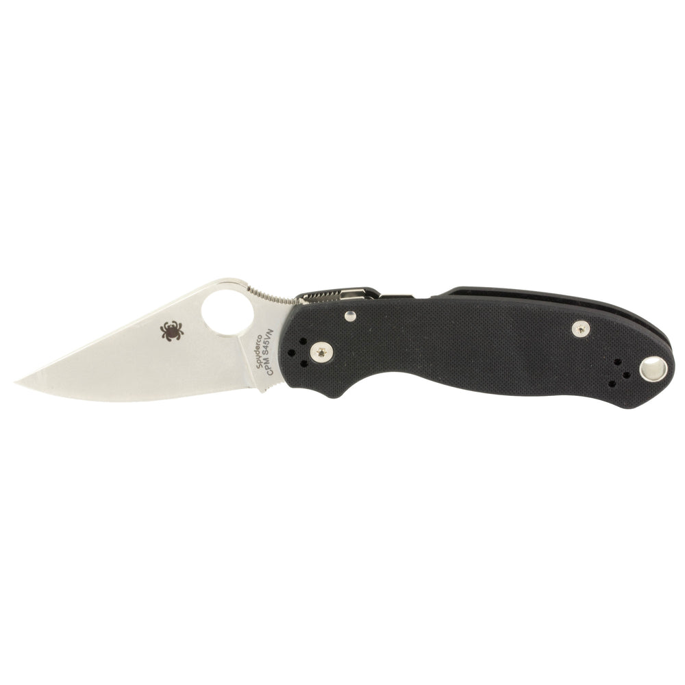 Spyderco Para 3 G10 Black Plain Edge