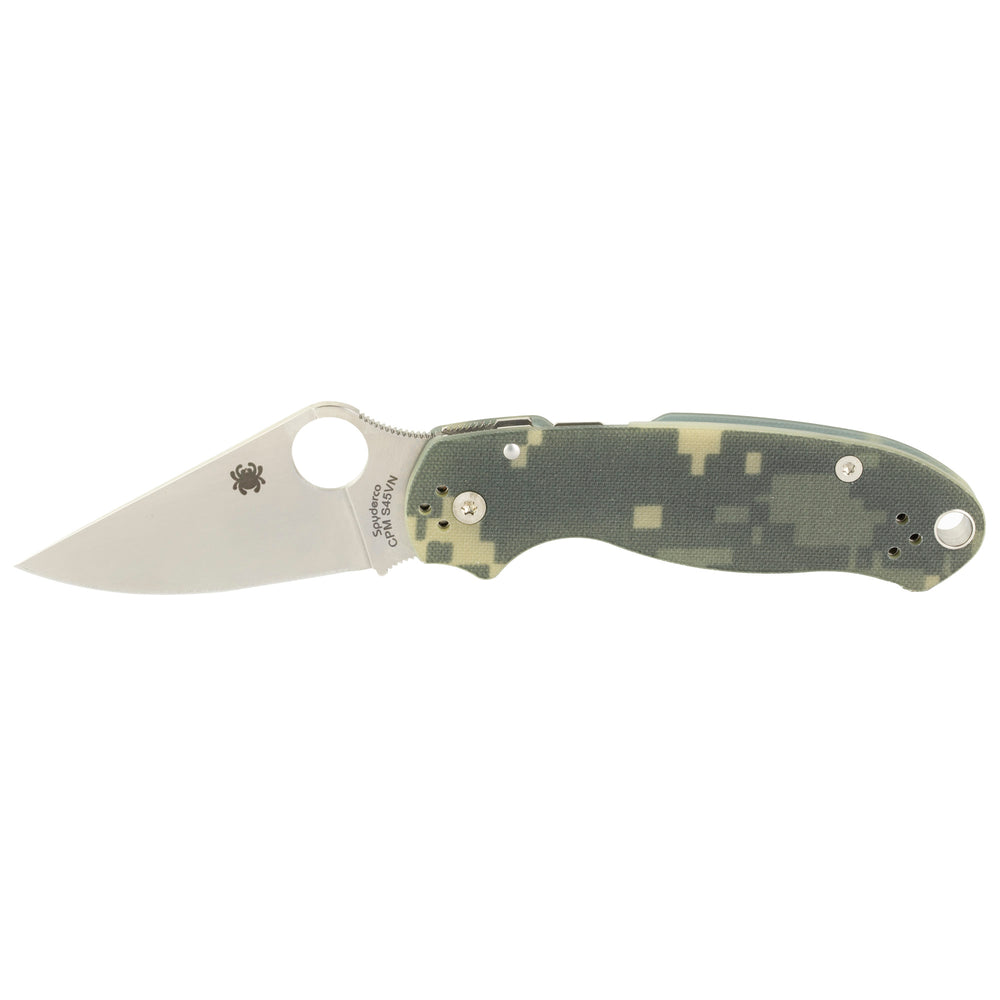 Spyderco PARA3 G10 Camo Plain Edge
