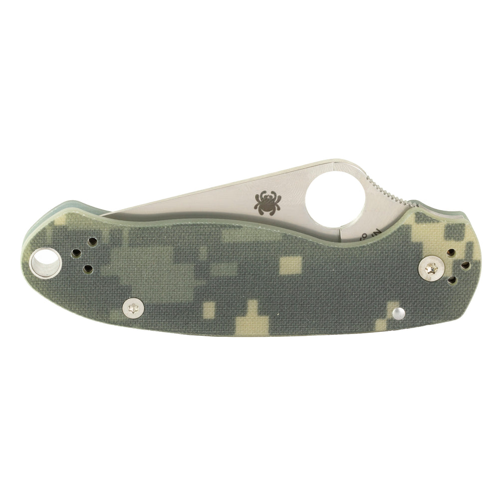 Spyderco PARA3 G10 Camo Plain Edge