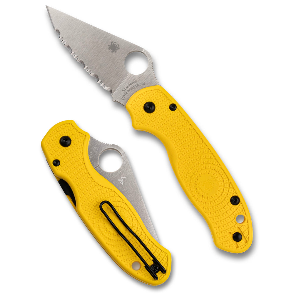 Spyderco Para 3 Lightweight Salt Se Yellow