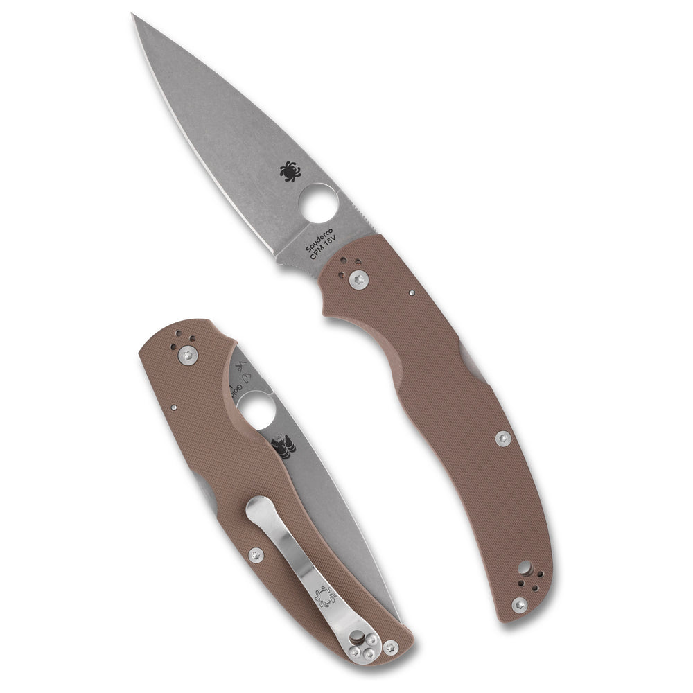 Spyderco Native Chief 4.08 Brown/Silver