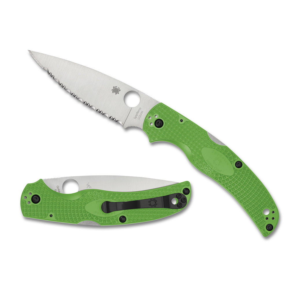 Spyderco Native CHF Slot Lightweight Green Serrated