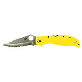 Spyderco Stretch 2 XL Lightweight Slot Yellow Serrated photo 1