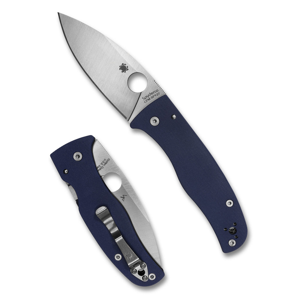 Spyderco Bodacious G10 CPM 3.63 Blue