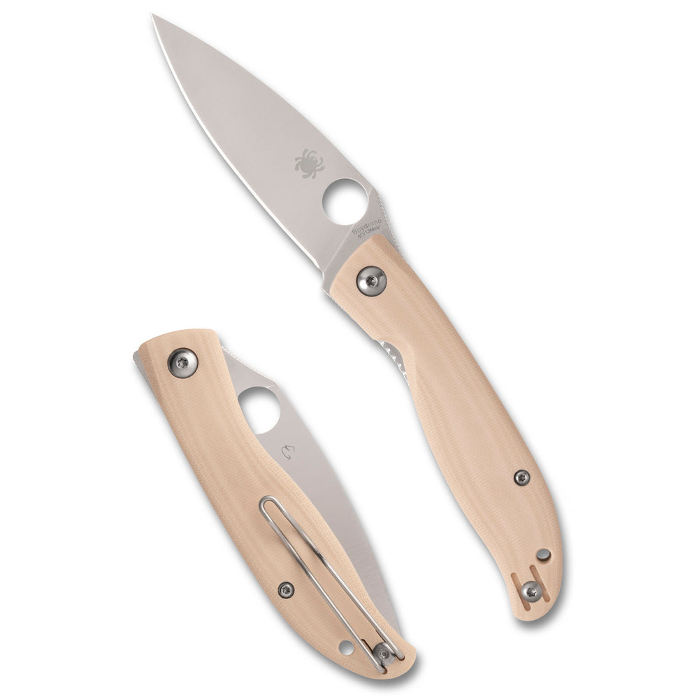 Spyderco Mantra 4 G-10 3.34 White/Silver