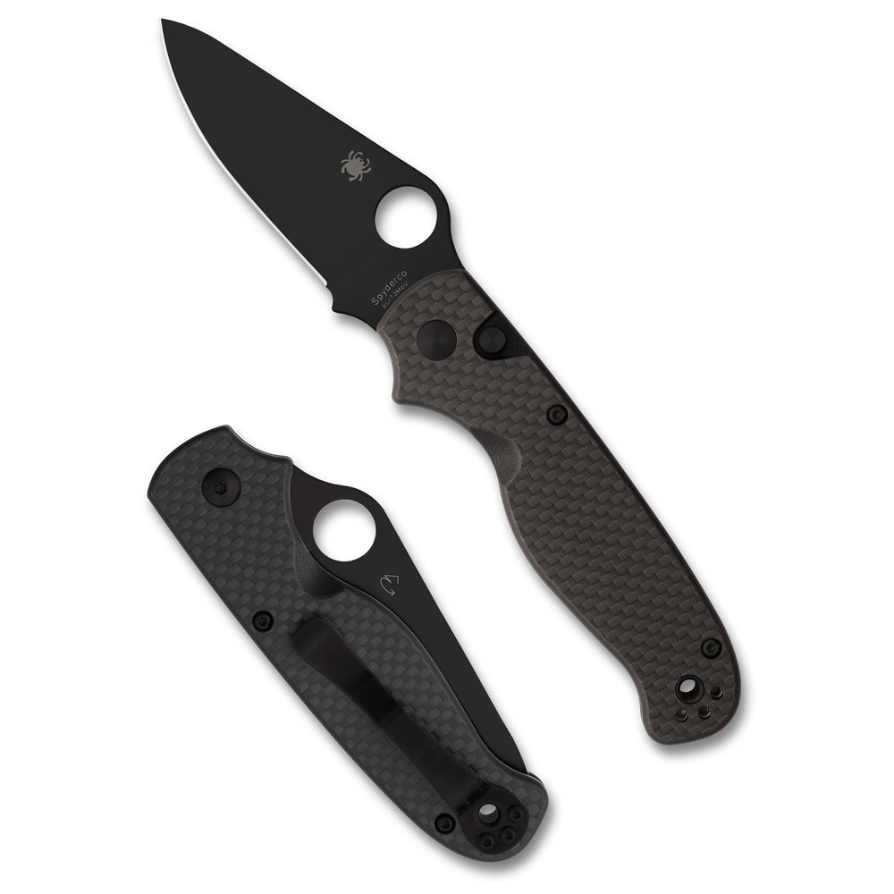 Spyderco Buttonup CF Pe 3.27 Black