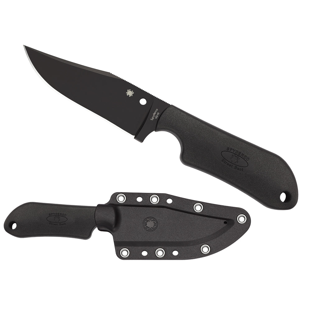 Spyderco Street Beat Lightweight Black with Sheath