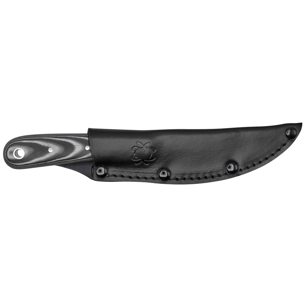 Spyderco Bow RVR G-10 Black/Wte with Sheath