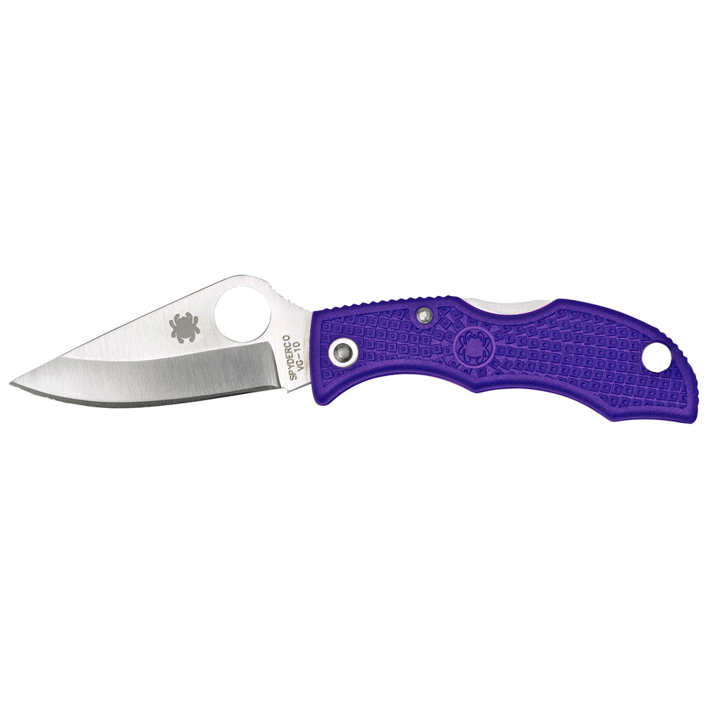 Spyderco LADYBUG3 Purple FRN Plain