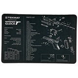 Tekmat Pistol Mat For Glock 17 Black photo 1
