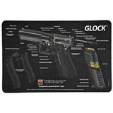 Tekmat Cutaway Pistol Mat For Glock Black photo 1