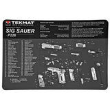 Tekmat Pistol Mat Sig P226 Black photo 1