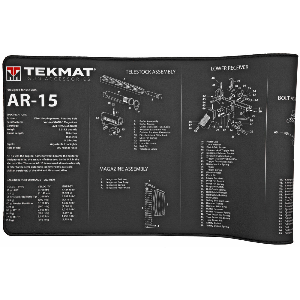 Tekmat Ultra Rifle Mat AR-15 Black