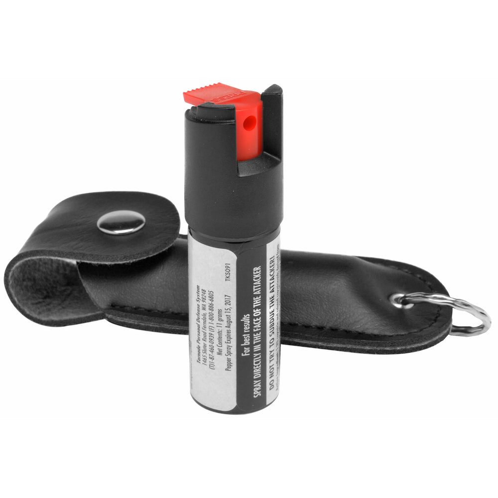 Tornado Pepper Spray Key Chain Black 11G