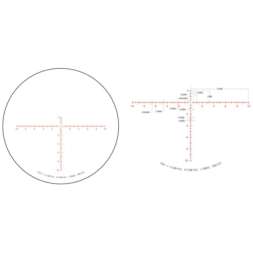 Trijicon Credo 2.5-15X56 SFP Mrad GR