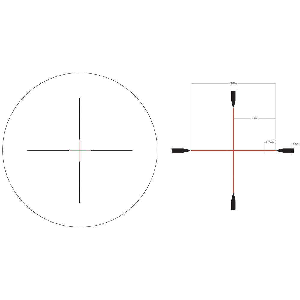 Trijicon Credo 3-9X40 SFP Duplex Red