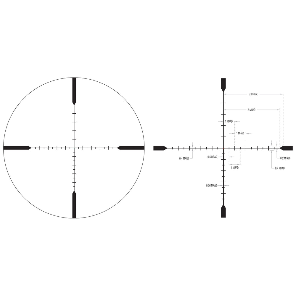 Trijicon Tenmile 6-24X50 SFP Mrad Red
