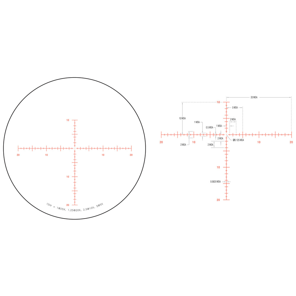 Trijicon Tenmile HX 5-25X50 SFP MOA