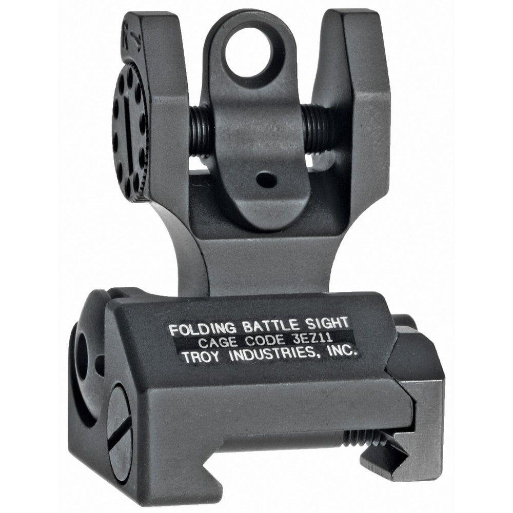 Troy Folding Rear Battle Sight Black