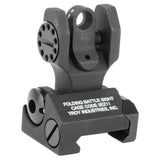Troy Folding Rear Tritium Sight Black photo 1