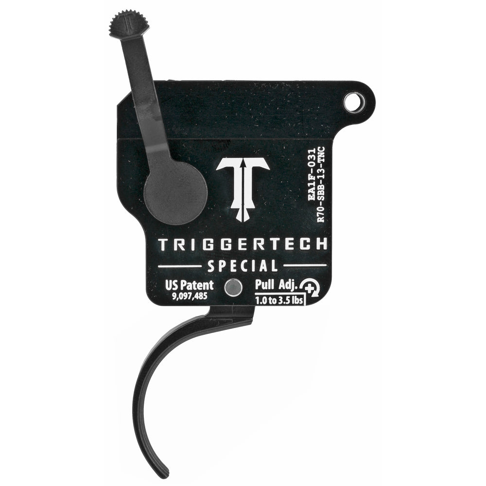 TriggerTech Remington 700 Black Special Curved Clean Right-Hand