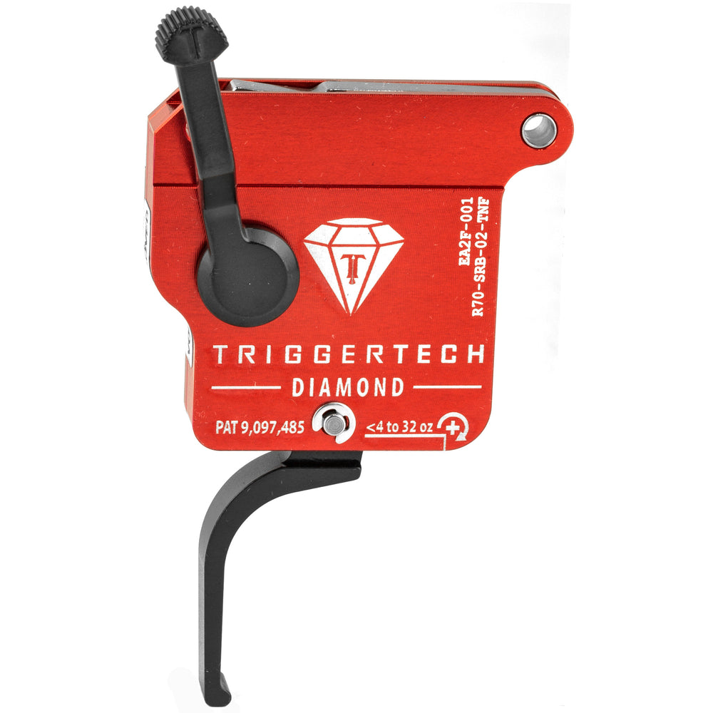 TriggerTech Remington 700 Black Diam Flat Clean Right-Hand