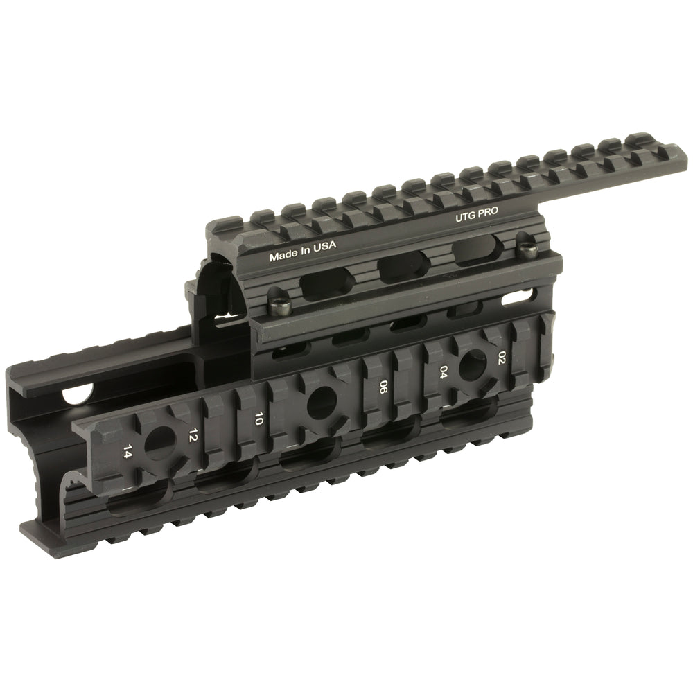 UTG Pro AK-47 Tactical Quad Rail Black
