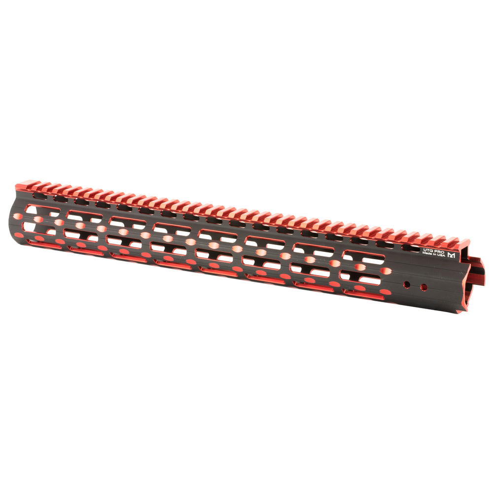UTG Pro M-LOK 15SSLM 2TN Rail Black/Red