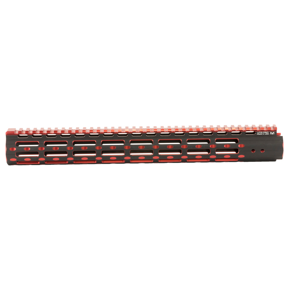 UTG Pro M-LOK 15SSLM 2TN Rail Black/Red