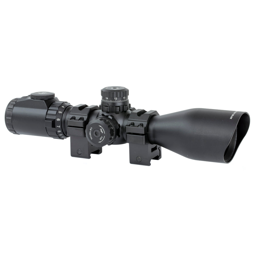 UTG 3-12X44 Swat Compact Mil-Dot W/Rings