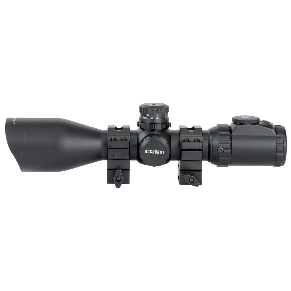 UTG 3-12X44 Swat Compact Mil-Dot W/Rings
