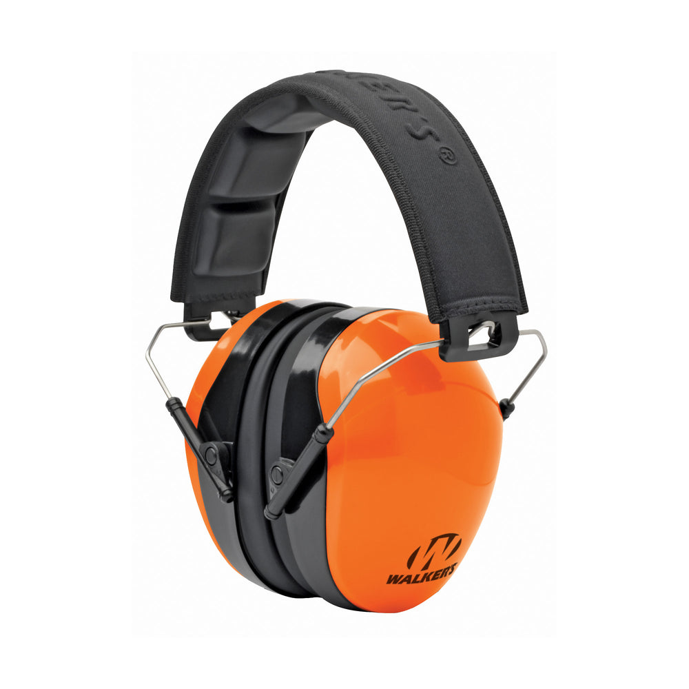 Walker's Passive Muff Headbnd Orange