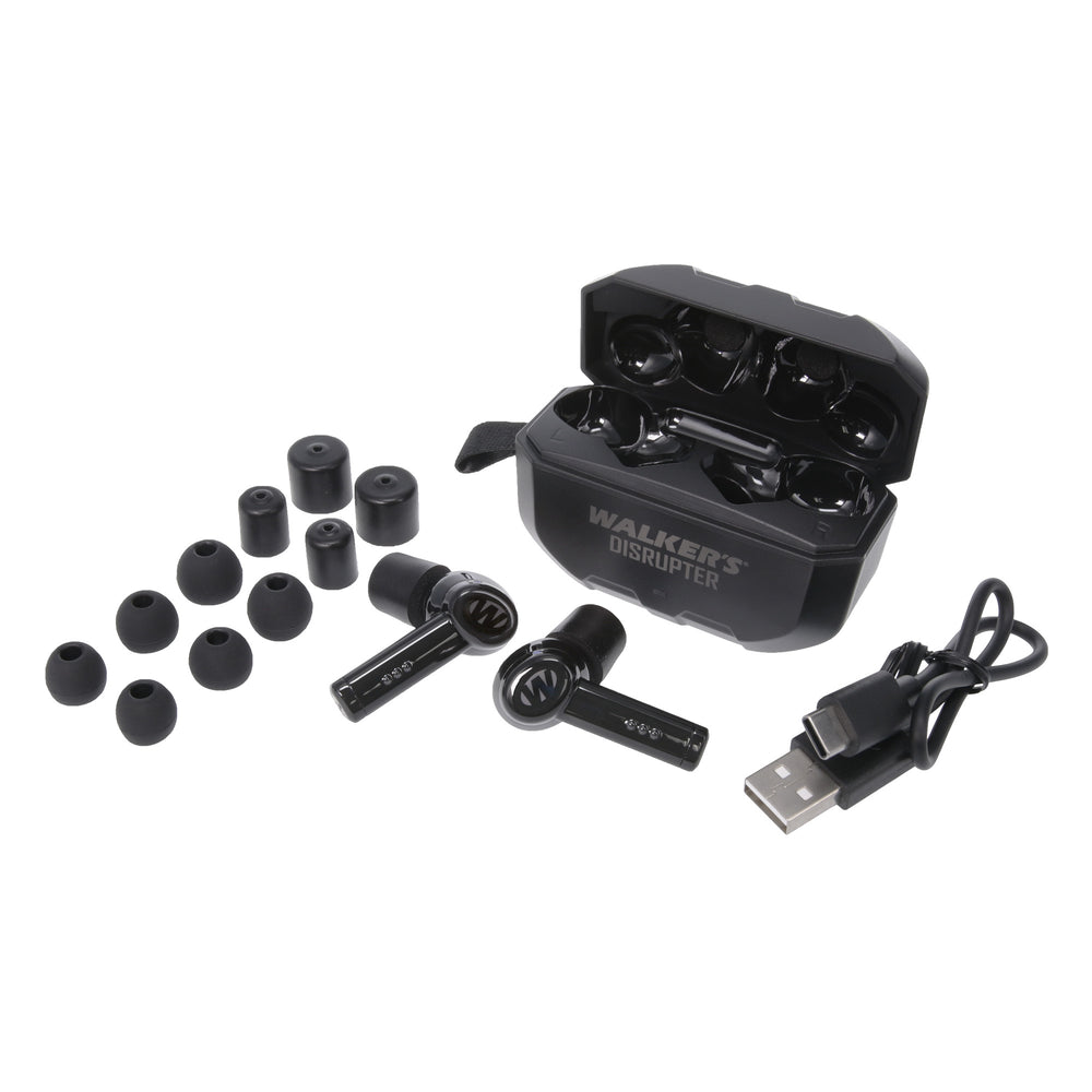 Walkers Disrupter N/C Earbuds Black