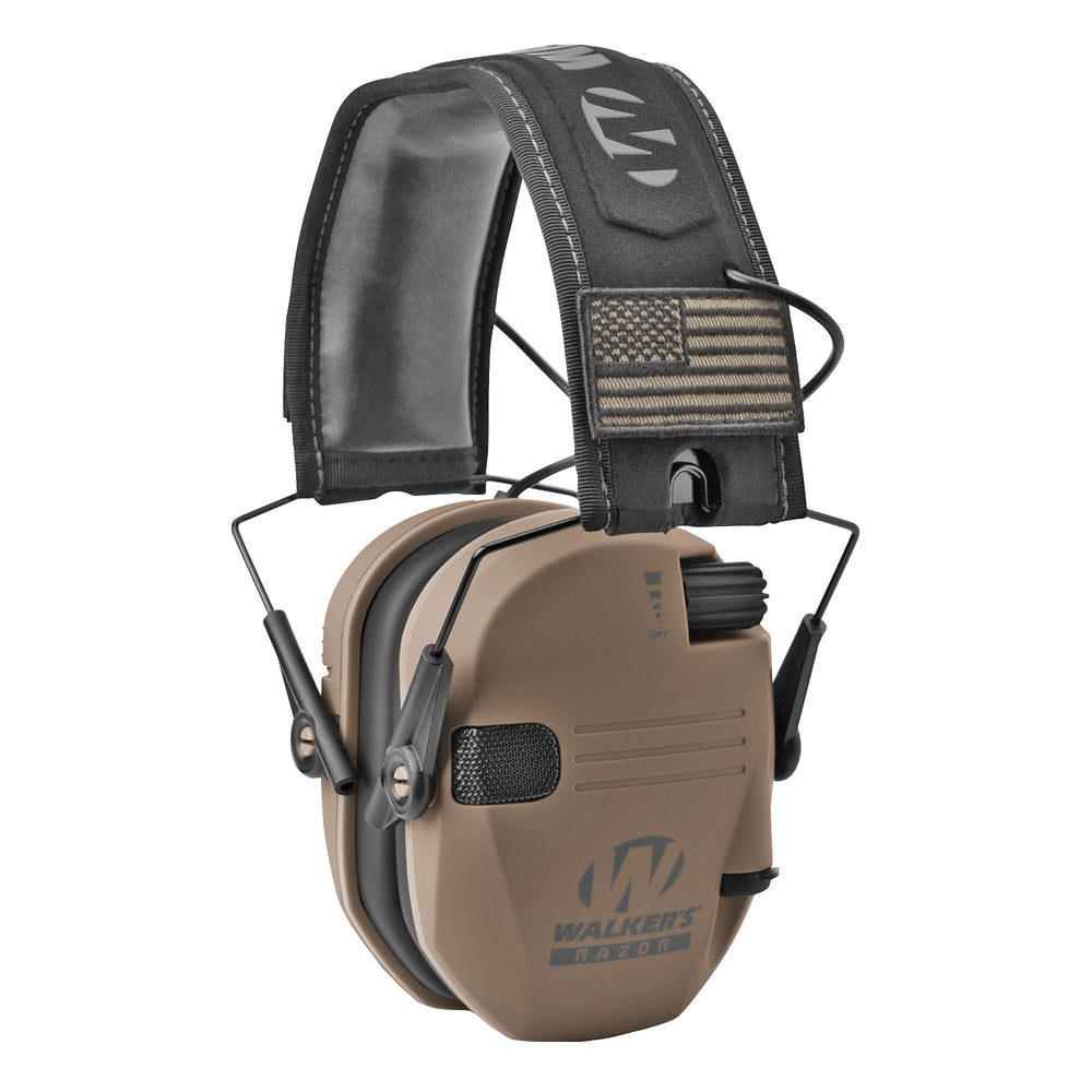 Walker's Razor Slim Electronic Muff FDE FLG