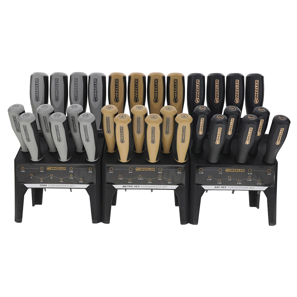 Wheeler 30-Piece Hex/Torx Bench Driv Set