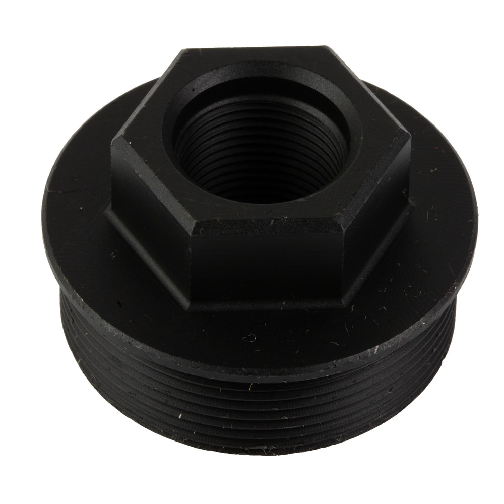 YHM 1/2-28 Crbne Adapter Sdwnr M2 Black