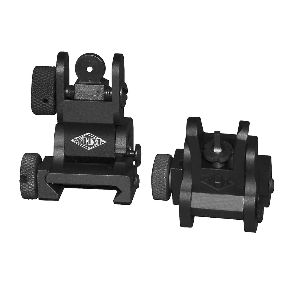 YHM Flip Sight Set Black