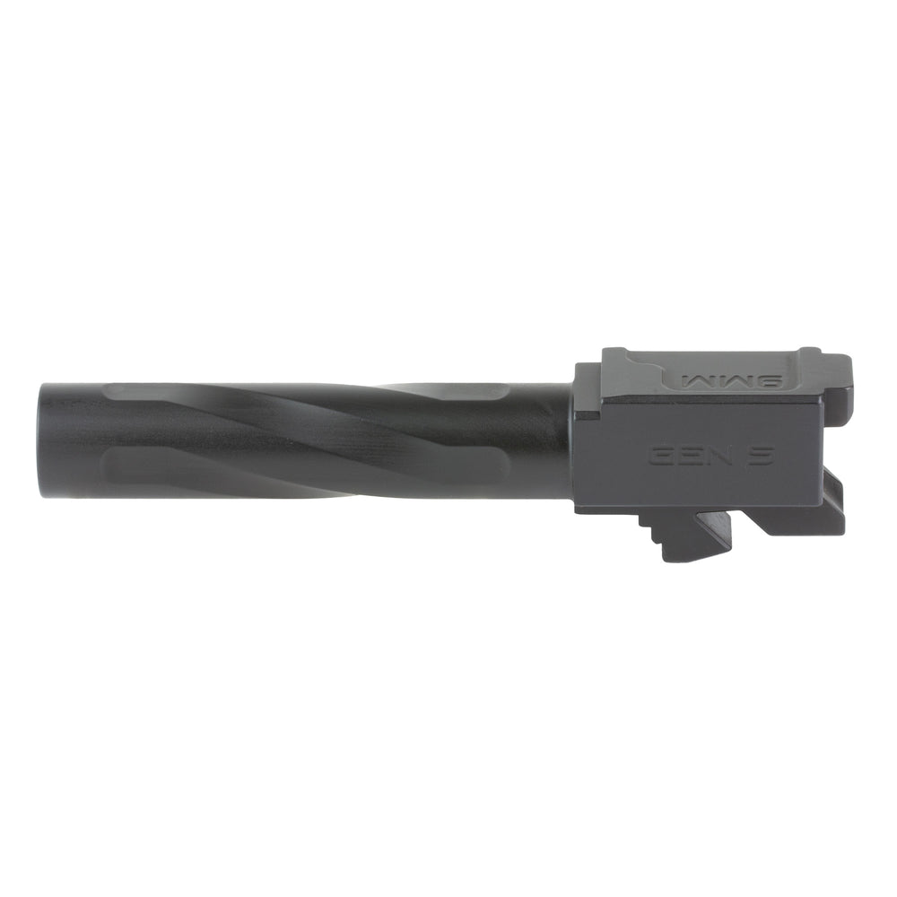 Zaffiri Barrel For Glock 19 Gen 5 Black