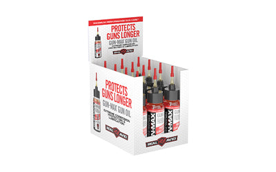 Real Avid Gun Max Oil 1OZ 12-Pack PDQ