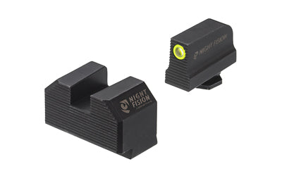 Night Fision Tritium RMR Height Sight Walther PDP Yellow/Black