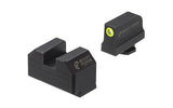 Night Fision Tritium RMR Height Sight For Glock G6 Yellow/Black photo 1